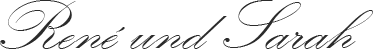 Rene und Sarah Unterschrift